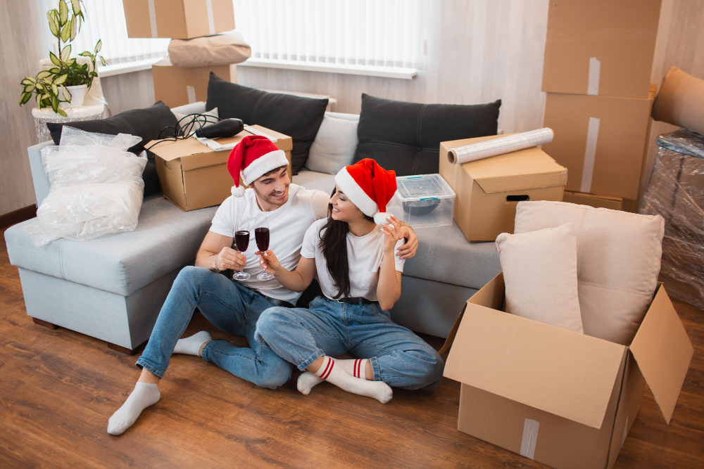 mudanza en Navidad